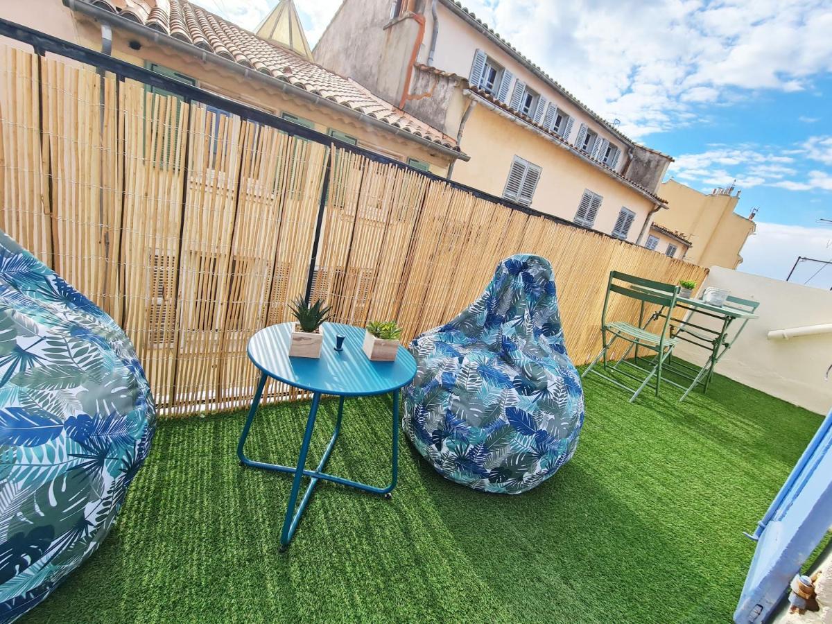 Gregbnb - Centre Ancien - Studio Roof-Top - Climatise - 5Eme Etage Toulon Exterior foto